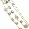 Gigi Kaufman Jewelry Multi Colored Baroque Pearls Lariate Necklace Gifts By Recipient