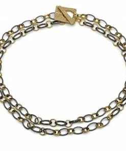 Gigi Kaufman Jewelry Gifts By Recipient Mixed Metal Double Necklace