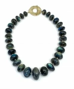 Gigi Kaufman Jewelry Gifts By Recipient Large Graduated Labradorite Necklace