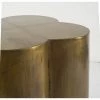 Mercana Brass Quatrefoil Side Table