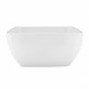 Q Home Large White Square Melamine Bowl