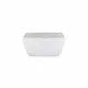 Q Home WHITE SQUARE Melamine CEREAL BOWL