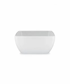 Q Home WHITE SQUARE Melamine CEREAL BOWL