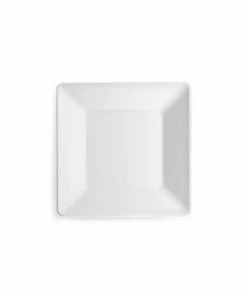 Q Home Gifts By Occasion WHITE SQUARE Melamine APPETIZER PLATE