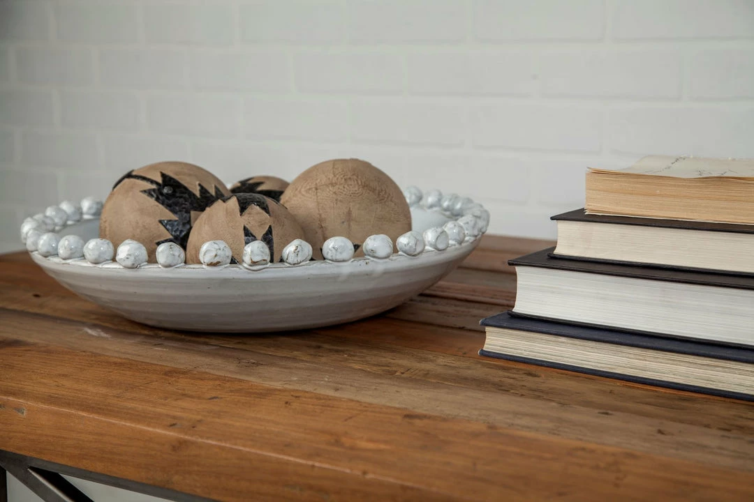 Mercana Balled Edge Medium Ceramic Bowl 3 Mercana Balled Edge Medium Ceramic Bowl