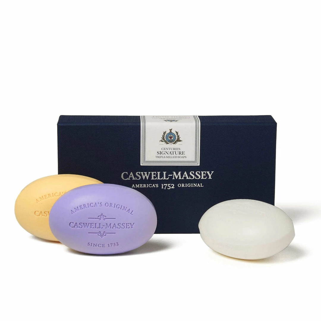 BOX OF 3 CENTURIES SIGNATURE SOAP By Caswell Massey Gifts By Occasion 1 BOX OF 3 CENTURIES SIGNATURE SOAP By Caswell Massey Gifts By Occasion