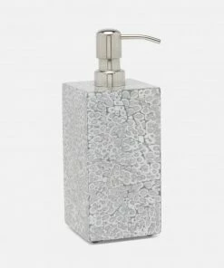 Pigeon & Poodle Host/Hostess Bath Collection (Silver And White Lacquered Eggshell) 12 Pigeon & Poodle Host/Hostess Bath Collection (Silver And White Lacquered Eggshell)