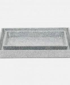 Pigeon & Poodle Host/Hostess Bath Collection (Silver And White Lacquered Eggshell) 13 Pigeon & Poodle Host/Hostess Bath Collection (Silver And White Lacquered Eggshell)