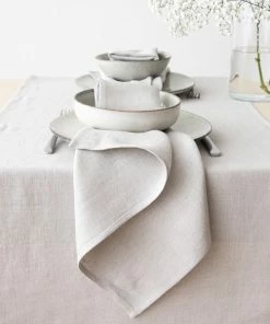 Linen Me Silver Grey Linen Napkin Gifts By Occasion