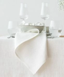 Linen Me Off White Linen Napkin