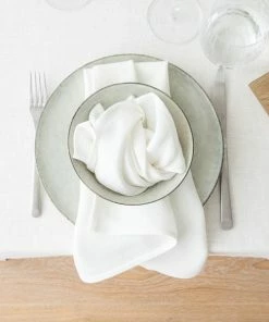 Linen Me Off White Linen Napkin