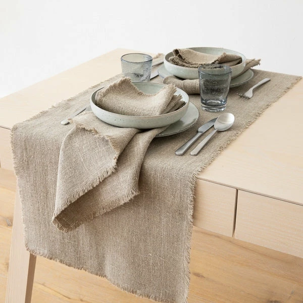 Linen Me Rustic Washed Natural Linen Napkin 2 Linen Me Rustic Washed Natural Linen Napkin