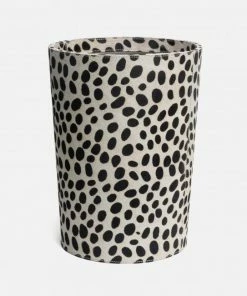 Pigeon & Poodle Waste Basket Dalmation Print Hide On Hair (Round) Host/Hostess