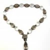 Gigi Kaufman Jewelry Olive Shaped Smokey & Crystal Quartz Necklace Gifts By Recipient