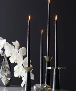 Arteriors Gifts By Occasion CANDLEHOLDERS TENBROOKE BLACK (SET OF 2)