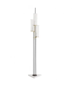 Arteriors Gifts By Occasion FLOOR TORCHIERE WHITE MARBLE