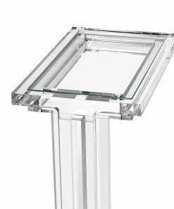 Interlude TABLE ACRYLIC AND GLASS Side Tables