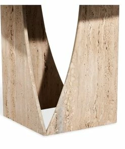 Interlude Side Tables SIDE TABLE TRAVERTINE