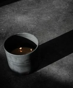 1889 WAX LIGHTING Gifts By Occasion CANDLE BLACK PORCELAINE CLARISSE By Wax Lighting