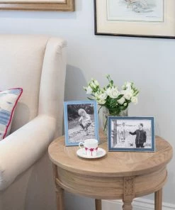 Addison Ross Gifts By Occasion Frame Enamel Denim Blue And Silver-Available In 2 Sizes