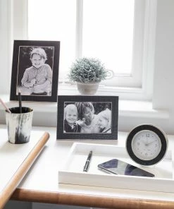 Addison Ross Gifts By Occasion Frame Chocolate Faux Crocodile & Silver - Available In 2 Sizes