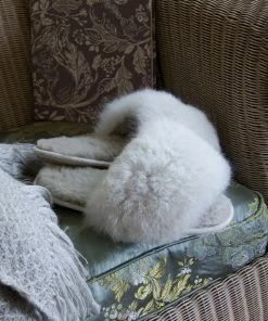 Samantha Holmes Alpaca SLIDES ALPACA FUR (Available In Different Colors And Sizes)