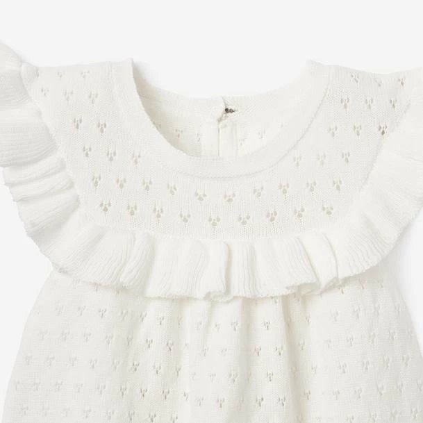 Elegant Baby Gifts By Occasion Baby Bubble Romper White Pointelle Knit 6M 2 Elegant Baby Gifts By Occasion Baby Bubble Romper White Pointelle Knit 6M