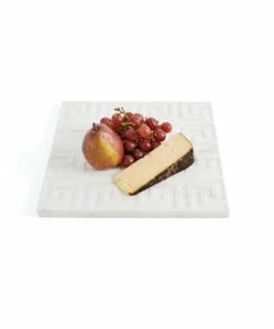 Go Home Ltd Greek Key Etched Marble Cheese Board/Medium