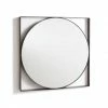 Go Home Ltd Square Black Iron Mirror Decorative