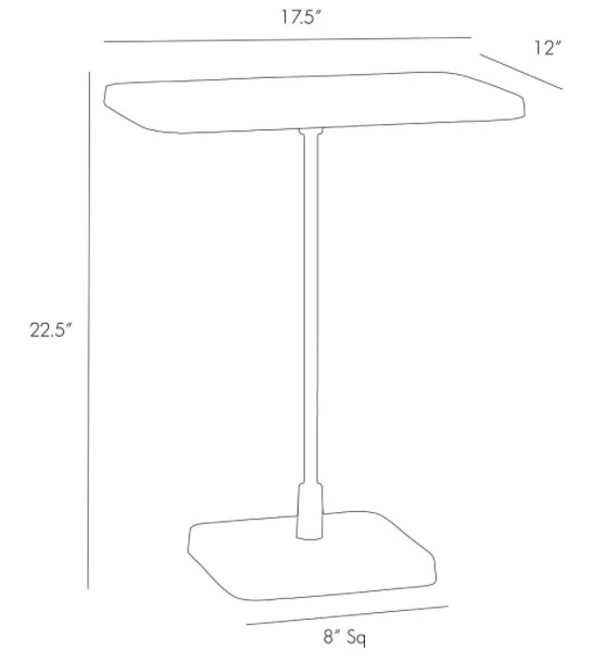 Arteriors Gifts By Occasion ACCENT TABLE VINTAGE BRASS RECTANGLE 4 Arteriors Gifts By Occasion ACCENT TABLE VINTAGE BRASS RECTANGLE