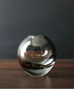 Beatriz Ball Vase Round Smoke Grey Bud Gifts By Occasion