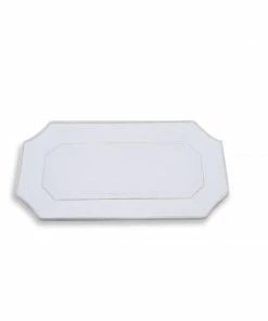Beatriz Ball Platter Vida Charleston White Long Rectangular
