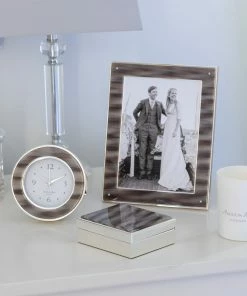 Addison Ross Box Hinged Faux Horn & Silver (Square) Gifts By Occasion