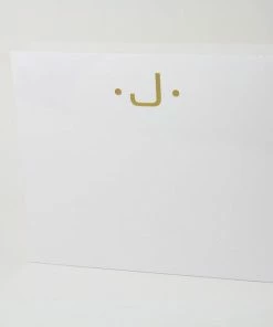 Black Inc CA NOTEPAD LUXE INITIAL GOLD FOIL Gifts By Occasion