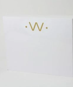Black Inc CA NOTEPAD LUXE INITIAL GOLD FOIL Gifts By Occasion