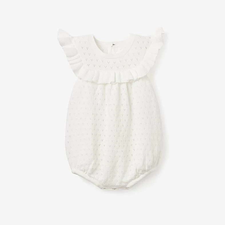 Elegant Baby Gifts By Occasion Baby Bubble Romper White Pointelle Knit 6M 1 Elegant Baby Gifts By Occasion Baby Bubble Romper White Pointelle Knit 6M