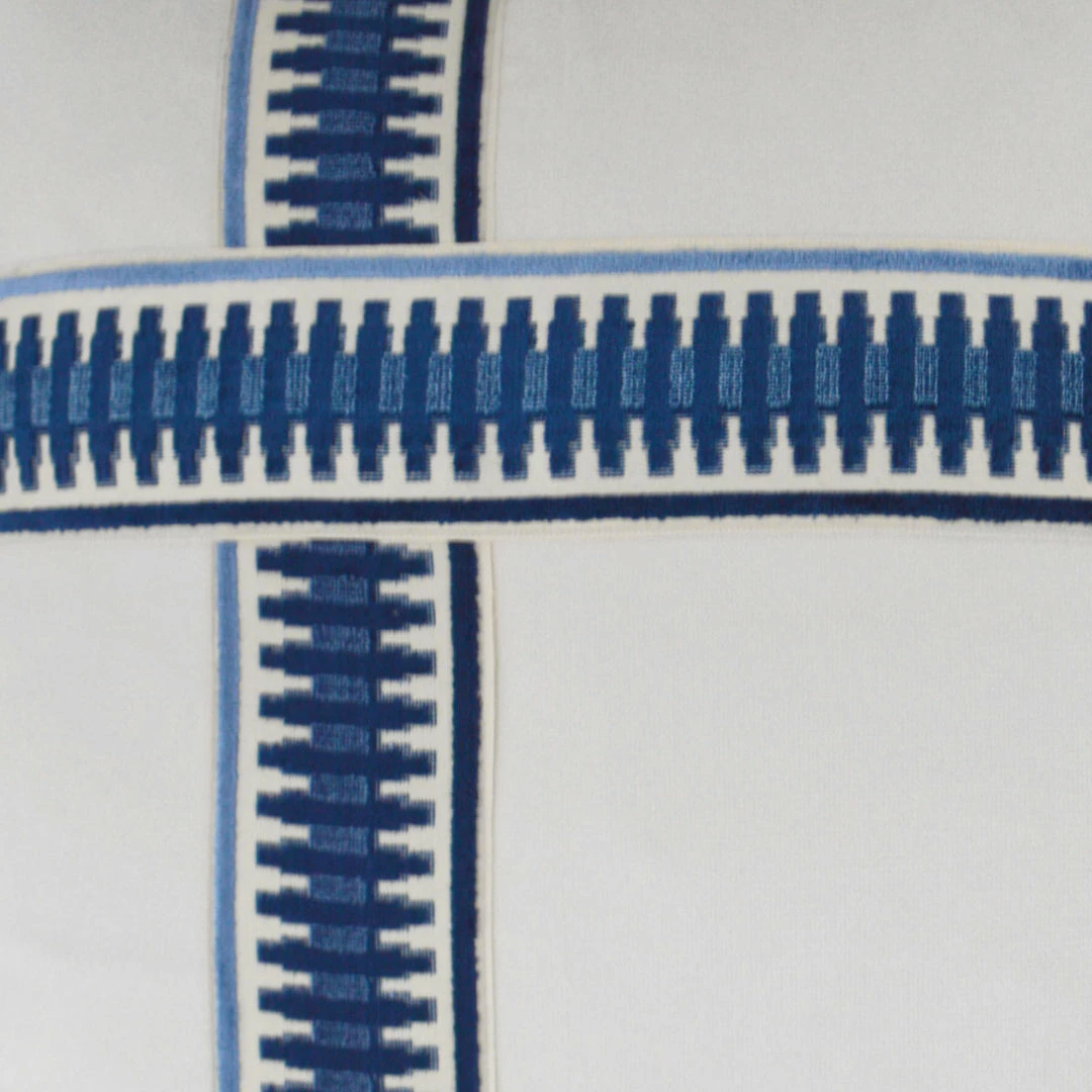 D.V. KAP Pillows Host/Hostess DECORATIVE PILLOW - ANTIBES II / Blue 2 D.V. KAP Pillows Host/Hostess DECORATIVE PILLOW - ANTIBES II / Blue