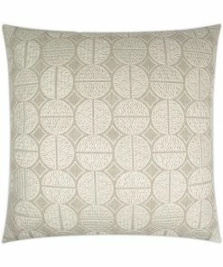 D.V. KAP Pillows DECORATIVE PILLOW - Medallions / Oyster
