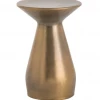 Arteriors ACCENT TABLE BURNT BRASS