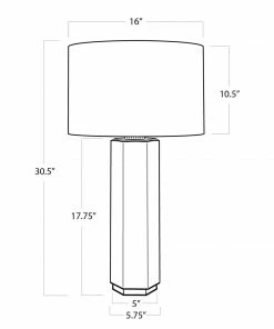 Regina Andrew Design Table Lamp Concrete