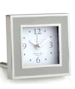 Addison Ross Gifts By Occasion Alarm Clock Chiffon & Silver (Square)