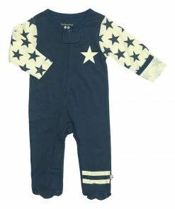 Babysoy FOOTIE INDIGO ALL STAR 0-3 Months