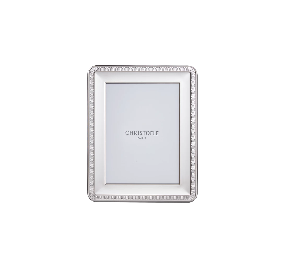 CHRISTOFLE MALMAISON SILVER PLATED PICTURE FRAMES 2 CHRISTOFLE MALMAISON SILVER PLATED PICTURE FRAMES