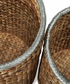 Interlude BASKET FAUX LEATHER (Available In Two Sizes)