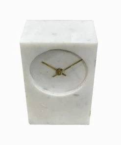 BIDKhome TABLE CLOCK MARBLE TOWER Gifts By Occasion