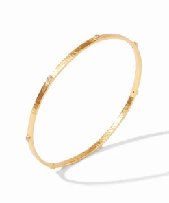 Julie Vos Crescent Stone Bangle Gold Gifts By Recipient