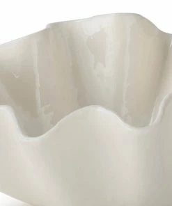 Regina Andrew Design Bowl Ceramic Ruffle (Available In 2 Sizes) Gifts By Occasion