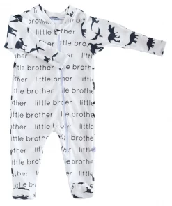 Jennifer Anne Style Gifts By Occasion Little Brother Dinosaurs Zip Footie