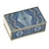 JM Piers BLUE QUARTZ MATCHBOX COVER