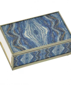 JM Piers BLUE QUARTZ MATCHBOX COVER